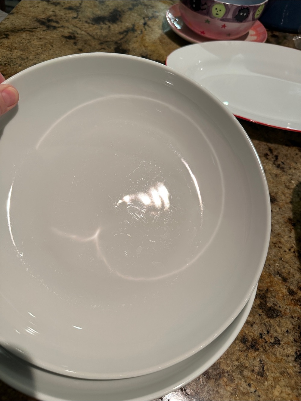 Set of 2 Crate & Barrel large bowl/plate Martin Hunt design. - Picture 6 of 6
